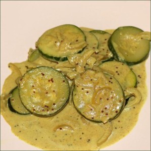 Recette Courgettes à l'indienne au lait de coco (recette vegan)