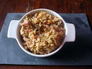 Recette Risotto girolles/lardons