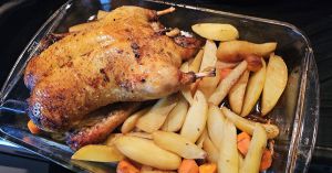 Recette Canette rôtie au four, marinade miel-soja