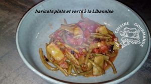 Recette Haricots plats et verts à la Libanaise (cookéo)