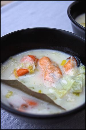 Recette Soupe de moules (Mussel Soup - Irlande)