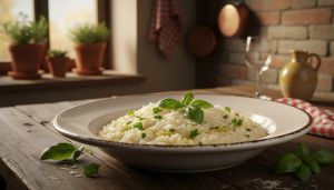 Recette Délicieux risotto crémeux au parmesan : la recette parfaite pour un plat réconfortant