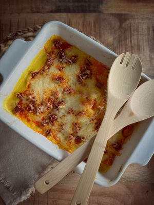 Recette Gratin de courge au chorizo