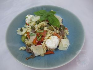 Recette Salade de pâtes à la napolitaine