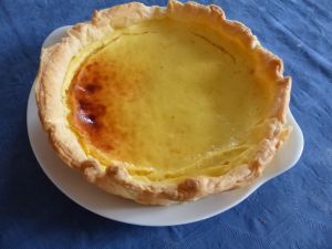Recette Tarte flan à l’orange et à la ricotta