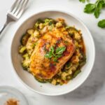 Recette High Protein Chicken Zucchini Bake