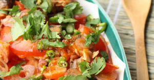 Recette Salade birmane de sardines en boîte et de tomates