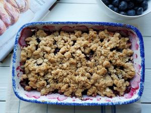 Recette Crumble de pommes et myrtilles