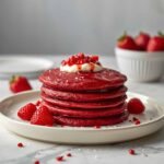 Recette Red Velvet Pancakes