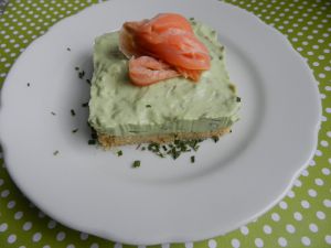 Recette Cheesecakes à l'avocat § saumon fumé