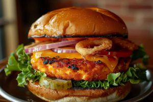 Recette Veggie burger épicé : Recette pour un burger au goût relevé