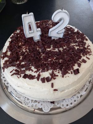 Recette Forêt noire pour les 42 ans de mon fils