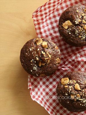Recette Muffins au chocolat et pépites de chocolat blanc
