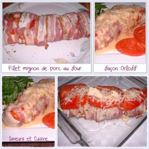 Recette Filet mignon de porc au four façon Orloff