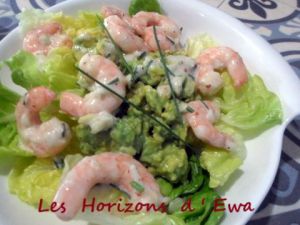 Recette Salade créole aux crevettes