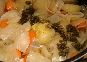 Recette Soupe au Chou campagnarde