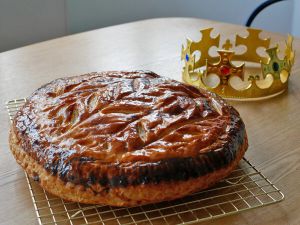 Recette Galette des rois à la crème de noisette et cacao