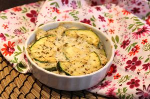 Recette Gratin de courgettes au tofu soyeux (recette vegan)