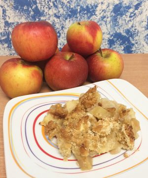 Recette Crumble Vegan pomme poire vanille