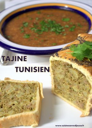 Recette Tajine tunisien en croute