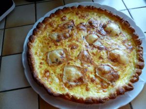 Recette Quiche aux trois fromages