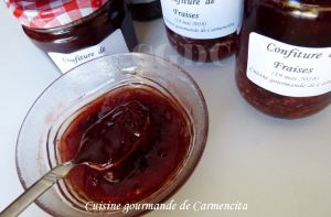 Recette Confiture de fraises