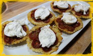 Recette Minis tatins aux tomates cerises et burrata