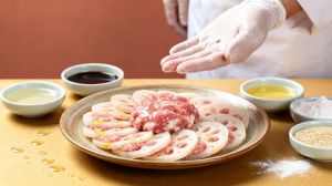 Recette Des racines de lotus farcies : un classique de la cuisine chinoise