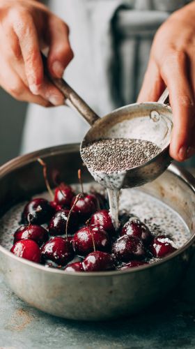 Recette Healthy Cherry Chia Pudding: A Nourishing 5-Minute Treat