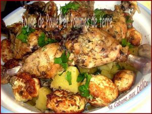 Recette Tajine de poulet & pommes de terre