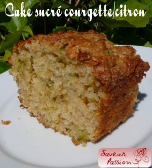 Recette Courgette, comment la cuisiner (1) : cake sucré citron & huile d'olive