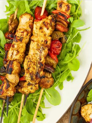 Recette Brochettes de poulet à la marocaine