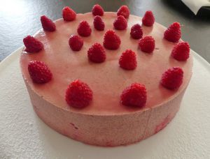 Recette Entremets framboise *
