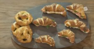 Recette Mini croissants façon bretzel farcis, Lamset Chahrazad