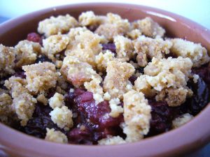 Recette Crumble tomate & framboise