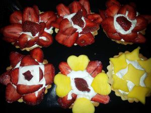 Recette Tartelettes chantilly mascarpone et fraises