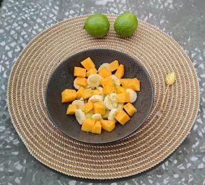 Recette Salade de fruits au citron vert - Recettes autour d'un ingrédient #123