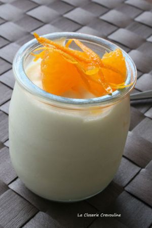Recette Mousse au yaourt à l'orange