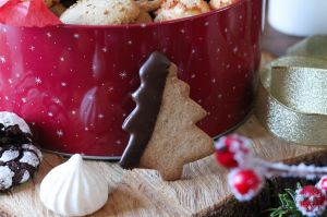 Recette Biscuits au sarrasin, la douceur de Noël gluten free (goûter, biscuit, chocolat, blé noir)