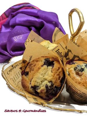 Recette Muffins aux myrtilles – Moelleux et  parfumés