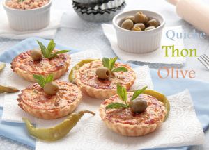 Recette Quiche au thon et olive