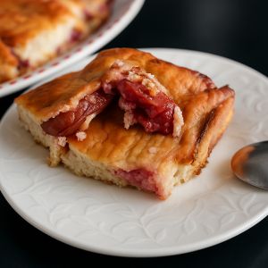 Recette Gâteau à la ricotta et aux prunes (sans gluten, ig bas/low carb)