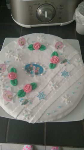 Recette Cake design "reine des neiges"
