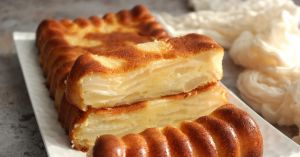 Recette Gâteau invisible aux poires