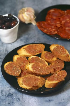 Recette Pan con tomate