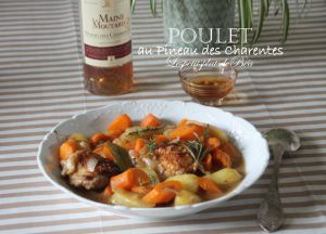 Recette Poulet au Pineau des Charentes