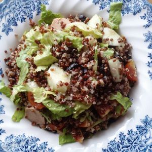 Recette #vegan Salade composée au quinoa