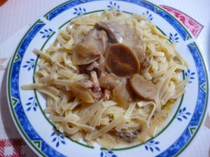 Recette Lapin au riesling et aux c?pes