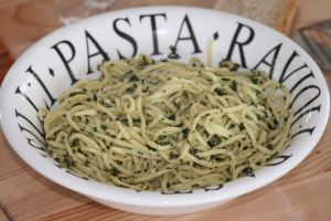 Recette Aujourd'hui Le Soleil de Ligurie avec : Pasta Pesto