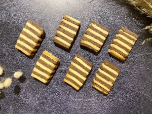 Recette Biscuits zébrés chocolat et beurre de cacahuètes